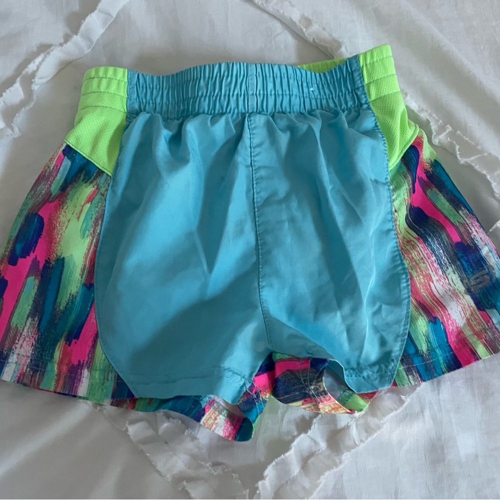 Skechers Kids Colorful Shorts - Blue and Multicolor